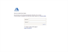 Tablet Screenshot of broker.acadian-asset.com